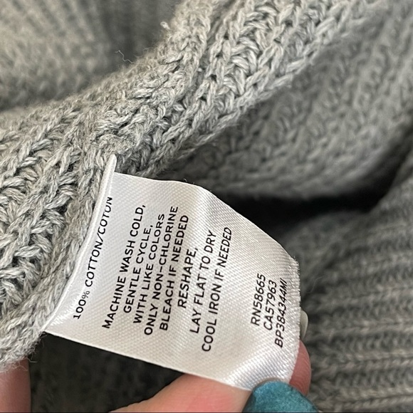 Bp Grey Oversized Knit Sweater - Picture 4 of 5